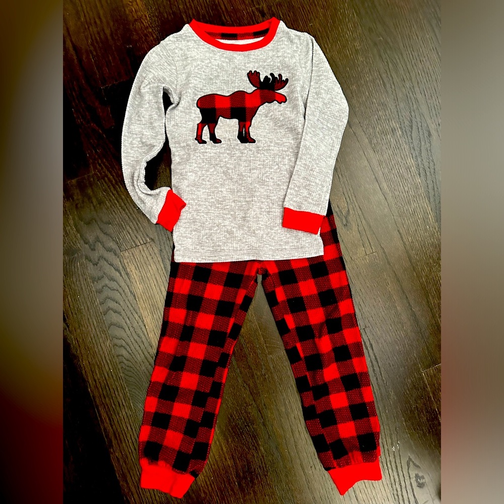 Eddie Bauer Kids Size 4T Waffle Fleece Pajamas